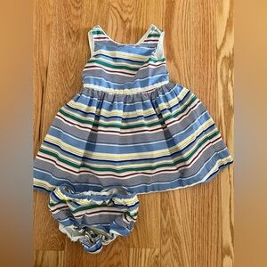 Polo Ralph Lauren Stripped Dress Multicolored